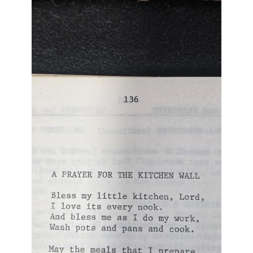 Burkhead United Methodist‎ Church Winston-Salem, NC Cookbook 1974